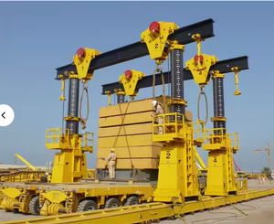 เครนขาสูงระบบไฮดรอลิกสำหรับงานหนัก50/70/80ตันรอกยกมอเตอร์สำหรับคลังสินค้า - Product Image 3