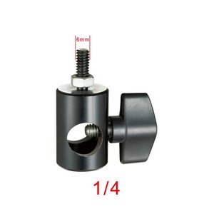 Soporte de Luz para Cámara, Adaptador de Trípode de Aleación de Aluminio con Rosca de 1/4 para Fotografía de Productos - Product Image 3