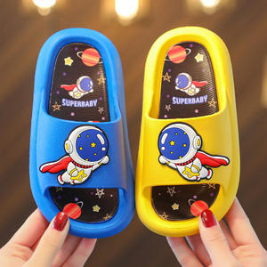 Chaussons d'été pour garçon astronaute Chaussons antidérapants Cartoon Soft Bottom Comfortable Home Baby Slippers - Product Image 2