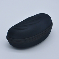 Étui rigide pour lunettes de soleil en EVA avec mousqueton, boîte de rangement portable pour lunettes avec fermeture éclair, pochette de protection antichoc pour lunettes