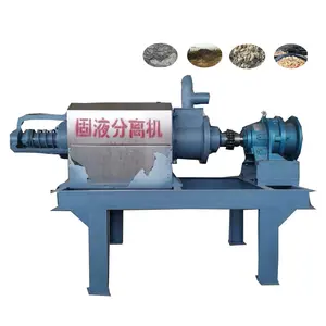 Hot selling animal manure removal machine livestock waste solid liquid separator chicken dung manure dewatering machine