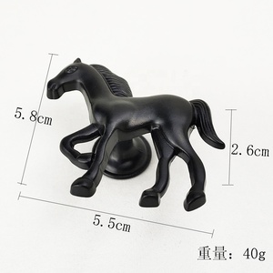 Modern Horse Cabinet <strong>Knobs</strong> and <strong>Drawer</strong> Handles Metal Gold <strong>Silver</strong> Bronze for Kitchen Bedroom Dresser Wardrobe Cupboard - Product Image 4