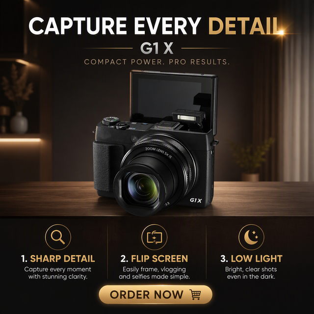 DF Wholesale Original 99% New G1 X Mark II G1x2 Digital Cameras Vlog Camera