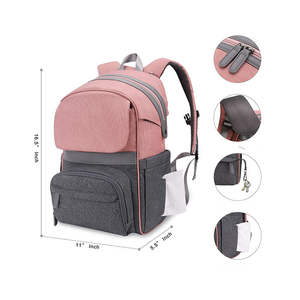 <span class=keywords><strong>Bolsa</strong></span> de pañales impermeable, <span class=keywords><strong>bolsa</strong></span> húmeda, mochila para mamás, multifuncional, <span class=keywords><strong>maternidad</strong></span>, viaje, cambio de pañales, venta al por mayor - Product Image 5