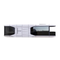 Maisonnette préfabriquée moderne, capsule spatiale, maison de camping, appartement préfabriqué en plein air, maison culturelle