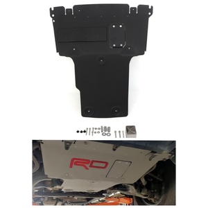 Protection de moteur en alliage d'aluminium noir améliorée <span class=keywords><strong>DODD</strong></span> pour Toyota Sequoia 08-18 19-21 - Product Image 1