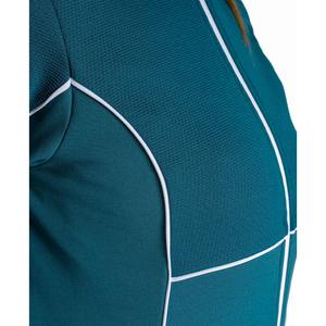 PISTA felpa leggera da donna con Logo personalizzato mezza cerniera colletto con stile sportivo quotidiano abbigliamento lungo invernale taglia XS - Product Image 3