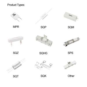 Bán buôn 10 W gốm xi măng điện trở 10w4rj 10w10rj 10w15rj 10w47rj 10w470rj 10 Watt 1 5 20 40 100 1K <span class=keywords><strong>ohm</strong></span> xi măng kháng - Product Image 5