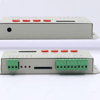 Kontroler LED Pixel K-1000S dengan Remote Kontrol Nirkabel RF 29 Tombol K1000S K1000 Strip Ws2811 yang Dapat Diprogram dengan Kartu SD