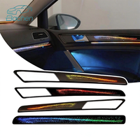 Kit d'éclairage d'ambiance pour voiture, prix d'usine, vente chaude, pour Volkswagen Golf 7 MK7 2017-2021, arc-en-ciel 64 couleurs, LHD/RHD, LED intérieur