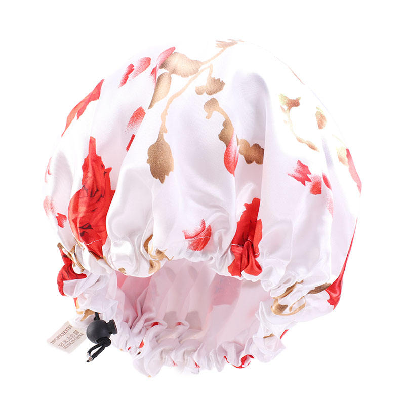 White with red floral 256C