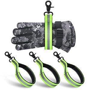 Support de gants en nylon avec boucle métallique, réflecteur de lumière, crochets antidérapants pour le cyclisme, la randonnée en plein air et les pompiers - Product Image 3