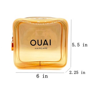 Bolsa de Viaje para Cuidado de la Piel para Mujer, Bolsa de Cosméticos Personalizada Pequeña de PVC con Cierre de Color, Bolsa de Cosméticos para Mujer - Product Image 2