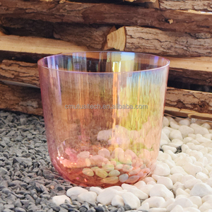 ชุดขันแก้วคริสตัลควอตซ์ใส Q're - สีสันสวยงาม ความถี่ 432/440Hz ผลิตจากคริสตัลบริสุทธิ์ 99.99% สำหรับการบำบัดด้วยคริสตัล การทำสมาธิ และโยคะ - Product Image 6