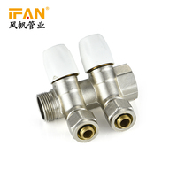 Runmeifan — collecteur de chauffage au sol, 2-6 voies, Valve de réception d'eau Pex, tubulure d'eau