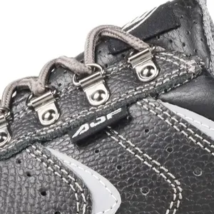 High Quality Night Reflective Cowhide Shoes Anti-Smashing Anti-Puncture Anti-Static Safety Shoes