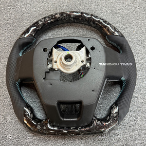 Volante Deportivo de Fibra de Carbono Forjado para <span class=keywords><strong>Toyota</strong></span> A90 Supra, 4Runner, Mark X, CHR, Serie 79, Hilux, Vigo, Hiace, Prius, Celica, Rav 4 - Product Image 5