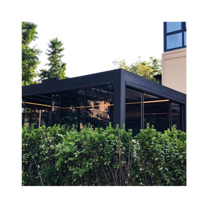 Pérgola Solar de Aluminio para Exteriores con <span class=keywords><strong>Persianas</strong></span> Motorizadas, Gazebo, Toldo, Pérgola con Persiana Enrollable Eléctrica - Product Image 4