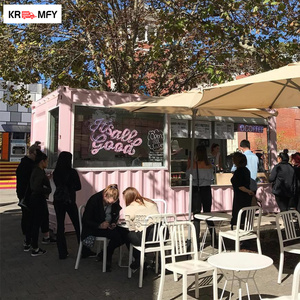 Cocina Contenedor Prefabricada de Fibra de Vidrio de 20 pies, Diseño Personalizado, para Exteriores, y Bar Móvil para Comida Rápida, Aperitivos y Papas Fritas, 2026 - Product Image 1