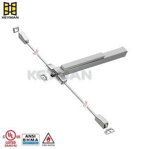 Cerradura de puerta de seguridad de <span class=keywords><strong>escape</strong></span> de emergencia clasificada contra incendios de alta calidad KEYMAN dispositivo de salida antipánico barra de empuje dispositivo de salida de bloqueo de pánico - Product Image 1