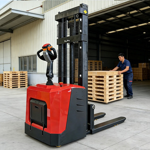 3 Ton Walkie Electric Stacker 3000kg Double Pallet Handling <strong>Truck</strong> - Product Image 6