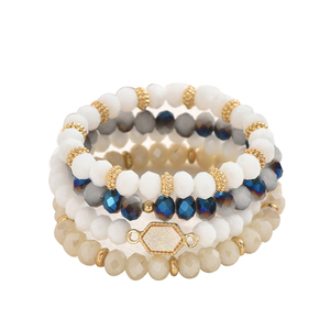 2026 Light Luxury Simple Design Multi Layered Beaded <b>Bracelet</b> Personalized Women's <b>Bracelets</b> Fashionable Jewelry Wholesale - Product Image 5