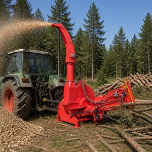 Broyeur de bois rouge PTO 200 mm à alimentation hydraulique, monté sur tracteur, déchiqueteur forestier robuste pour défrichage agricole et verger <span class=keywords><strong>BX92R</strong></span> - Product Image 2