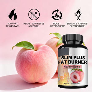 Compléments alimentaires OEM saveur pêche Garcinia Cambogia pour la perte de poids, 60 comprimés, vitamine B6, booster d'énergie, brûleur de <span class=keywords><strong>graisse</strong></span> abdominale, digestion, adulte - Product Image 2