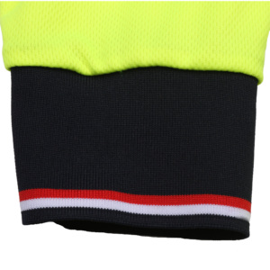 Maglietta di Sicurezza Riflettente Arancione Fluorescente Alta Visibilità ANSI Classe 3, Manica Lunga, Nastro da 2 Pollici, per Costruzioni e Autostrade, Logo Personalizzato OEM - Product Image 6