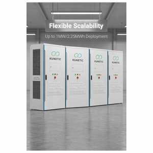 KUNETIC <span class=keywords><strong>HEIB</strong></span> 100kW 241kWh Flüssigkeitsgekühltes Netzgekoppeltes Energiespeichersystem-Schrank für Kommerzielle und Industrielle Solarprojekte zur Spitzenlastreduzierung - Product Image 5