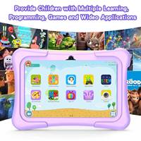 Tablette éducative pour enfants K7 Pro en gros, fabriquée en Chine, 4 Go de RAM, 32 Go de ROM, tablette d'apprentissage Android bon marché de 7 pouces pour enfants