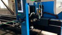 Machine de découpe laser à fibre CNC de haute précision certifiée CE pour la découpe de tubes métalliques ronds, carrés et de formes spéciales, y compris la découpe en biseau