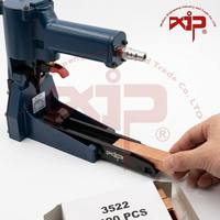 Agrafeuse pneumatique 3522 pour la fermeture de boîtes en carton, usage industriel et bricolage, capacité de 22 mm