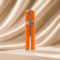 Flacon pulvérisateur rechargeable de 10 ml, design à tête plate, récipient intérieur en verre, anti-fuite, atomiseur de voyage, impression de logo personnalisée