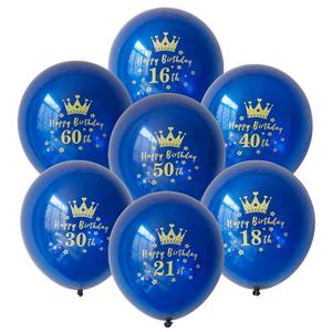 (100 unids/bolsa) Globos de <span class=keywords><strong>feliz</strong></span> <span class=keywords><strong>cumpleaños</strong></span> de 12 pulgadas 16 18 21 30 40 50 60 70 decoración de globos de látex - Product Image 6