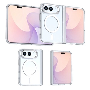 เคสโทรศัพท์มือถือแบบใสแม่เหล็กสำหรับ iPhone รองรับการชาร์จไร้สายแบบคู่ ป้องกันการกระแทก ฝาหลังป้องกัน - Product Image 4