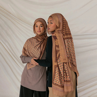 Foulards Hijab Modal Haute Qualité Vente Chaude Personnalisée 200cm Coton Ombré Vela Crocodile