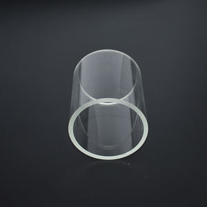 Tubo di quarzo sottovuoto trasparente in silice fusa - Product Image 4