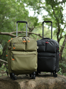 Bolsa <span class=keywords><strong>de</strong></span> carro portátil <span class=keywords><strong>de</strong></span> 18 pulgadas, tela Oxford Spinner, tela <span class=keywords><strong>de</strong></span> <span class=keywords><strong>equipaje</strong></span>, maleta <span class=keywords><strong>de</strong></span> <span class=keywords><strong>mano</strong></span> <span class=keywords><strong>de</strong></span> lujo, bolsa impermeable para cámara para fotografía - Product Image 4