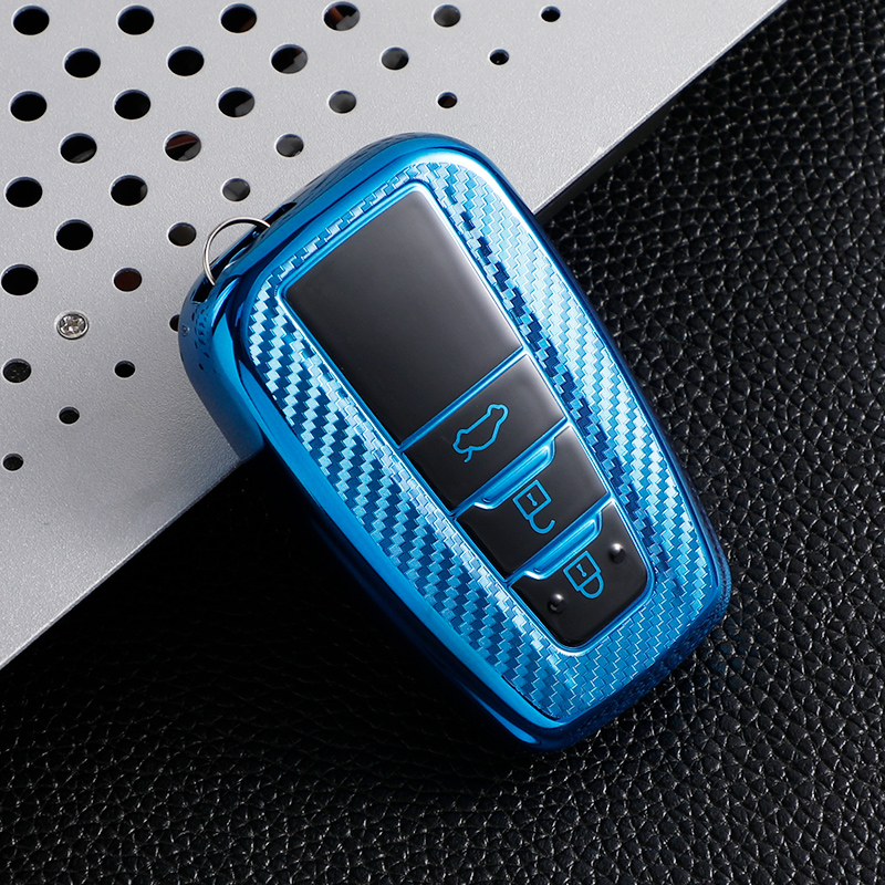 3 Button Blue