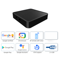 Meilleure box TV Android 14 certifiée Google Dcolor GD2 Full HD, décodeur intelligent S905Y4 2 Go RAM 32 Go ROM, prix usine en gros
