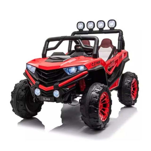 High Quality 24V Children's Electric ToysTwo-seat Four-wheel Drive Off-road Toy Car with Two Seats