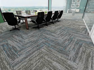 Dernières conceptions de dalles de moquette pour bureaux et maisons, résistantes au feu et écologiques - Product Image 3