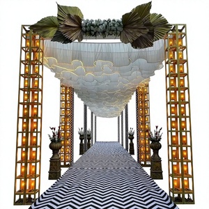 WEDDINGDECORVOGUE Scène de mariage en métal pour usage intérieur Fabriqué à Delhi - Product Image 1