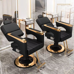 Fauteuil de Barbier Moderne en Cuir Synthétique pour Salon et Spa, Spécialement Conçu pour la Coiffure Commerciale - Product Image 1