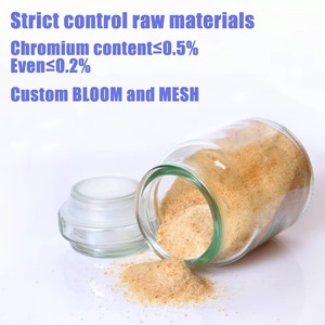 Gélatine de poisson <span class=keywords><strong>en</strong></span> <span class=keywords><strong>poudre</strong></span> soluble à <span class=keywords><strong>froid</strong></span> de peau de morue, qualité alimentaire 220-280 Bloom, certifiée Halal, gélatine comestible <span class=keywords><strong>en</strong></span> gros - Product Image 2