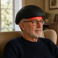Gorro de Terapia Láser Frío de Baja Intensidad, 552 Diodos, Luz Roja de 655nm, Casco para Crecimiento del Cabello, Recargable, Grado Médico CE, OEM