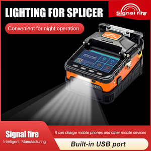 เครื่องเชื่อมใยแก้วนำแสงอัตโนมัติ High Precision Signal Fire AI-6C+ 6 มอเตอร์ ระบบจัดตำแหน่งแกนกลาง สำหรับโครงการ FTTH ภายนอกอาคาร - Product Image 5