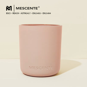 Mescente Vente <span class=keywords><strong>en</strong></span> gros de pots <span class=keywords><strong>en</strong></span> céramique bleus/rose de 8/12 oz pour bougies, porte-bougies, lanternes et pots - Product Image 2