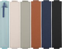 Porte-stylo élastique pour cahier, sangles réglables, bande élastique, pochette en cuir, carnet de notes, planificateur